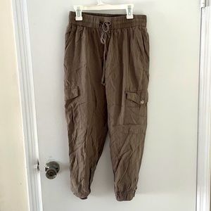 Olive green cargo pants